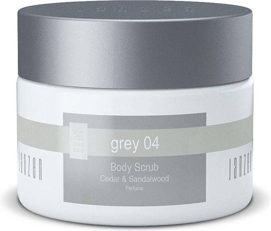 Janzen Body Scrub Grey 04 Fris en Zuiver Verzorgende oliën Thalassotherapie 420 gram