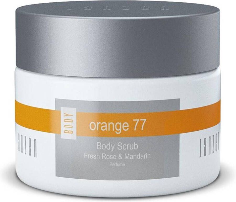 Janzen Body Scrub Orange 77 Zacht en Bloemig Verzorgende oliën Thalassotherapie 420 gram