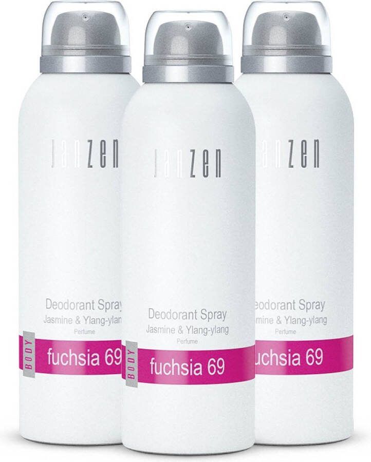 Janzen Deodorant Spray Fuchsia 69 3-pack