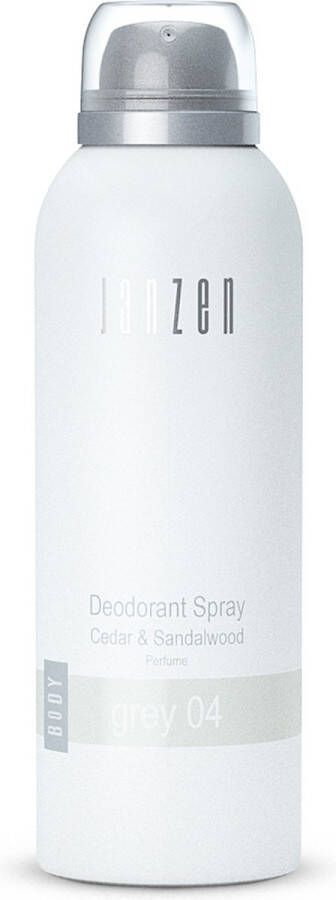 Janzen Deodorant Spray Grey 04 Anti-Transpirant Spray Fris en Zuiver Verzorgend 150 ml