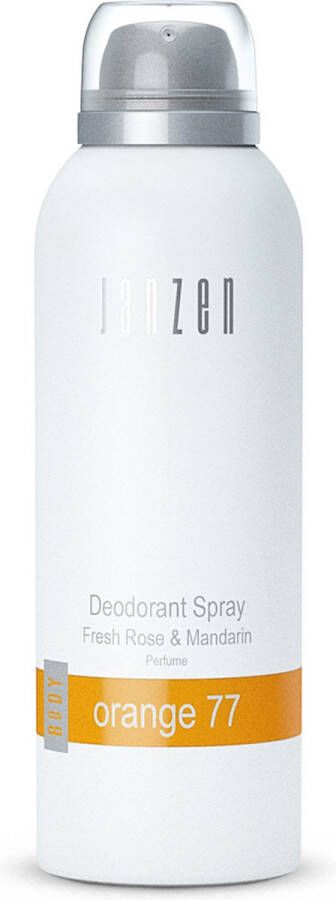 Janzen Deodorant Spray Orange 77 Anti-Transpirant Spray Zacht en Bloemig Verzorgend 150 ml