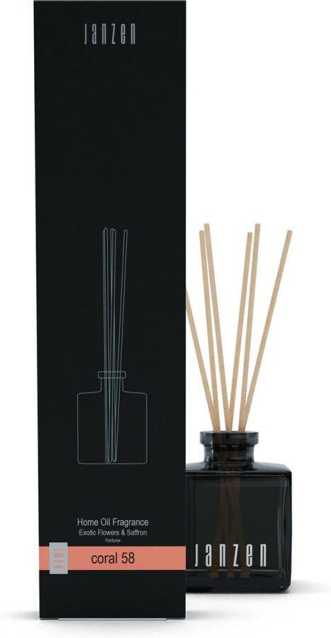 Janzen Geurstokjes Coral 58 Home Fragrance Sticks Coral 58 Krachtig en Kruidig 200 ml