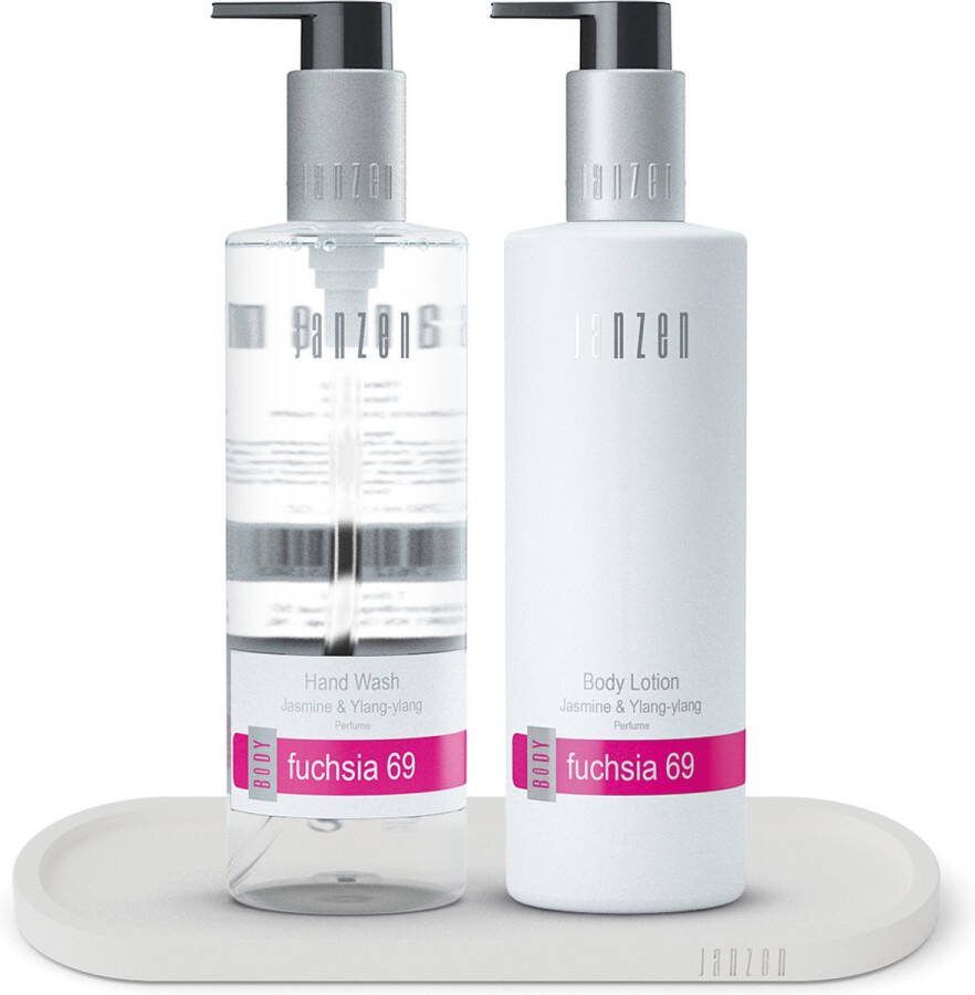Janzen Hand Care Set Fuchsia 69 + Luxury Tray White