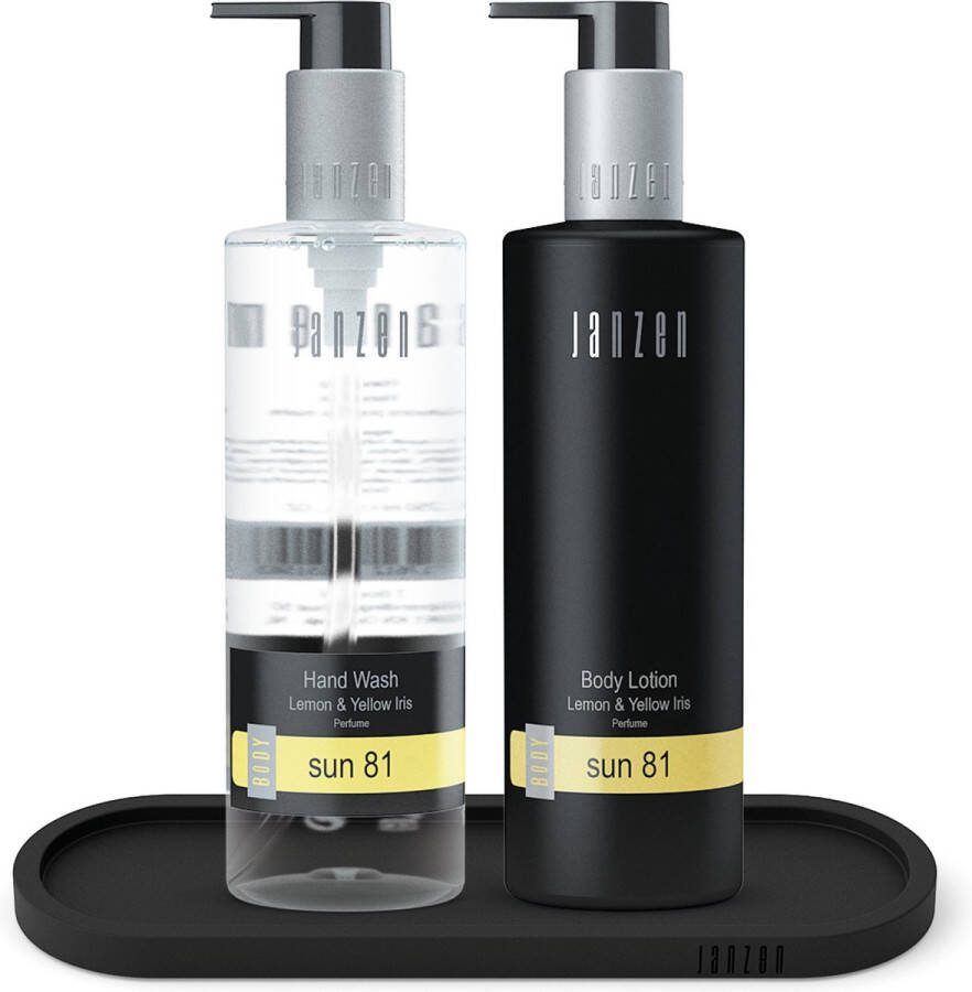 Janzen Hand Care Set Sun 81 + Luxury Tray Black