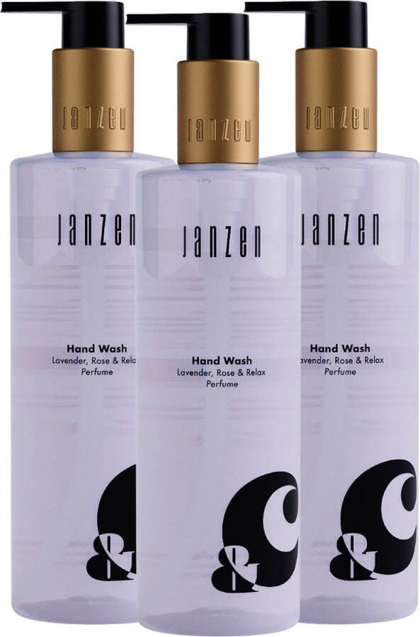 Janzen Hand Wash &C Lavender Rose & Relax 3-pack