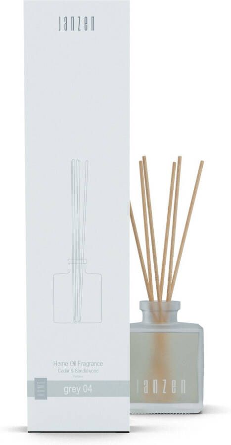 Janzen Geurstokjes Grey 04 Home Fragrance Sticks Grey 04 Fris en Zuiver 200 ml