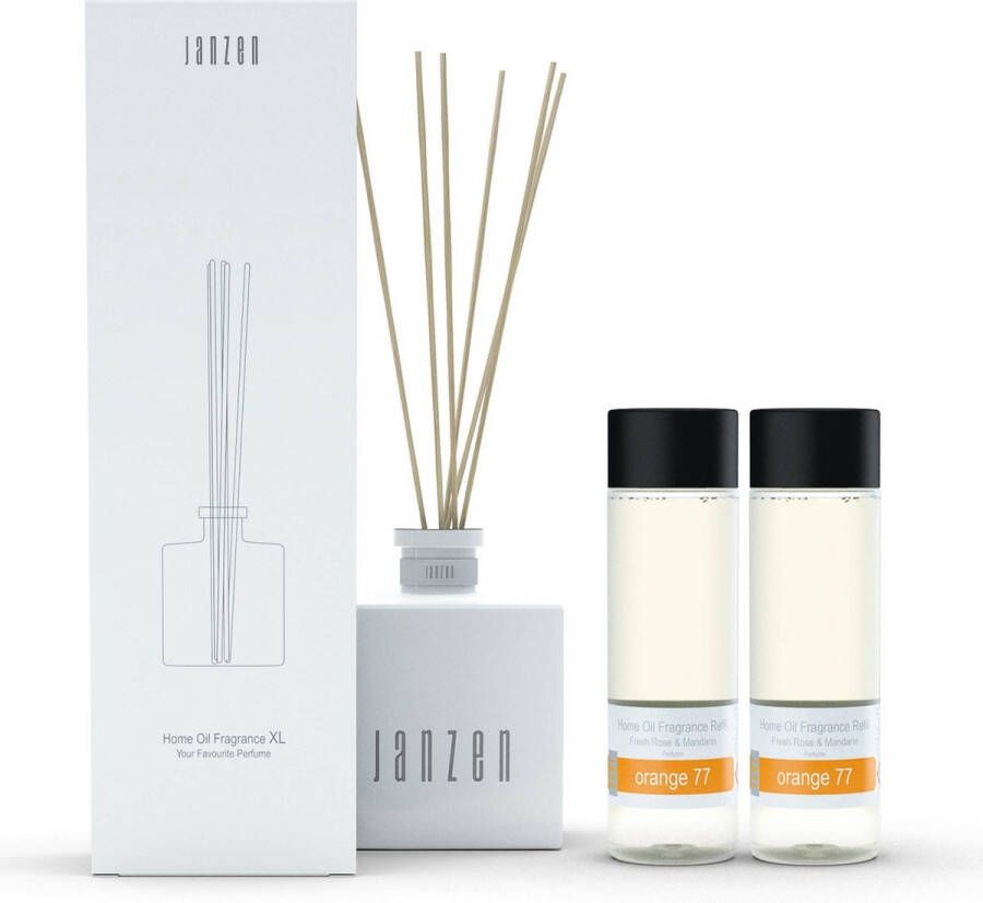 Janzen Home Fragrance Sticks XL wit inclusief Orange 77