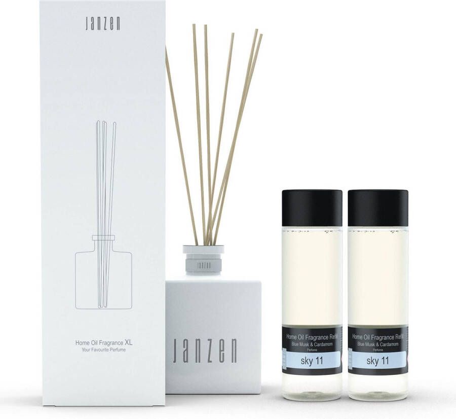 Janzen Home Fragrance Sticks XL wit inclusief Sky 11