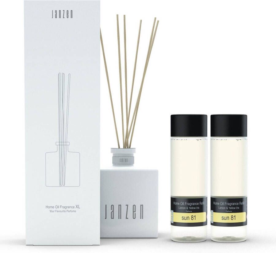 Janzen Home Fragrance Sticks XL wit inclusief Sun 81