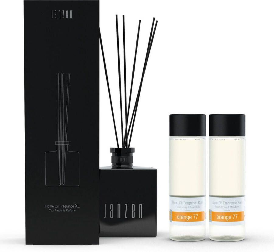 Janzen Home Fragrance Sticks XL zwart inclusief Orange 77