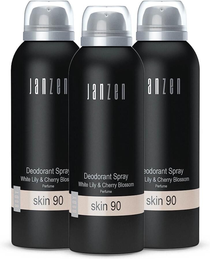 Janzen Deodorant Spray Skin 90 3-pack
