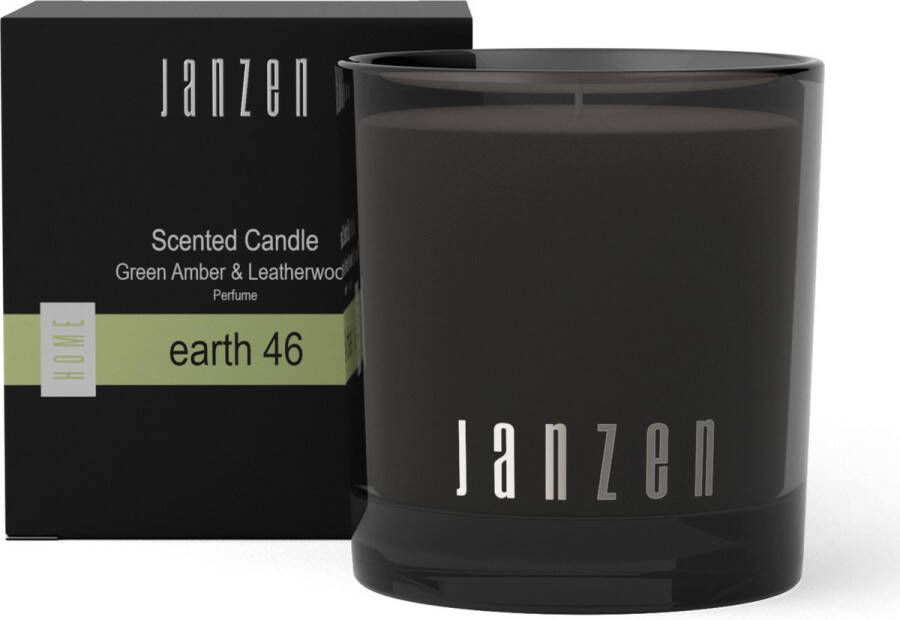 Janzen Geurkaars Earth 46 Scented Candle Earth 46 Parfumkaars Kruidig en Rijk 210 gram