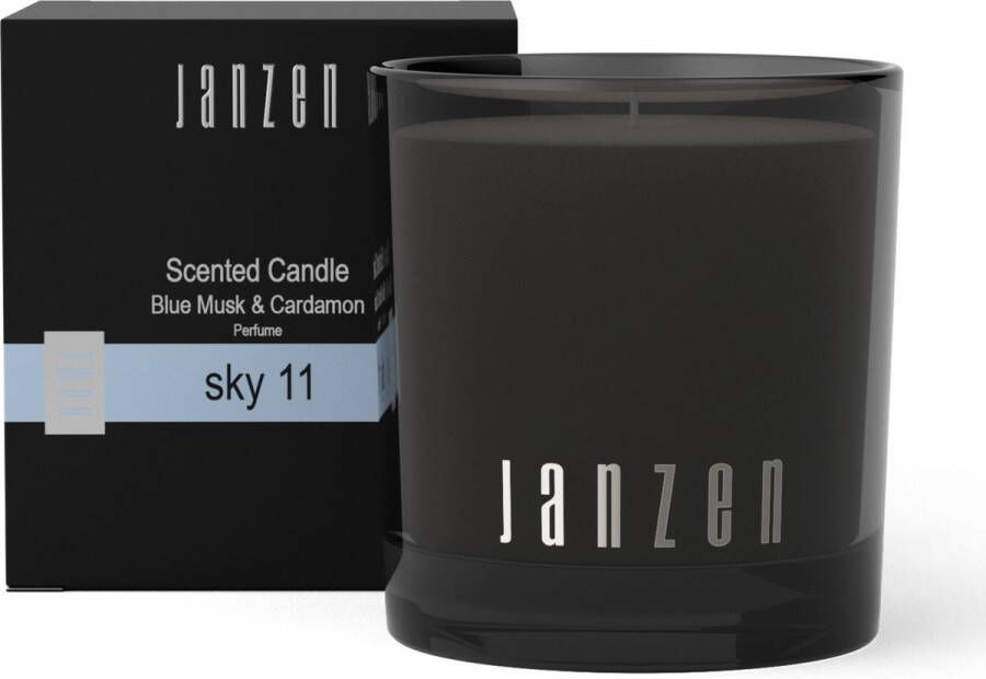 Janzen Geurkaars Sky 11 Scented Candle Sky 11 Parfumkaars Zacht en Sensueel 210 gram
