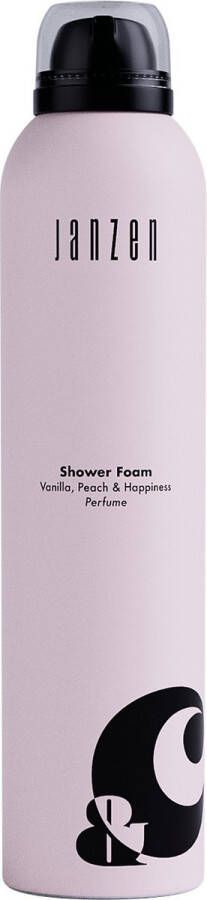 Janzen Shower Foam – &C Vanilla Peach & Happiness – Doucheschuim – Vanille en Perzik – 200 ml