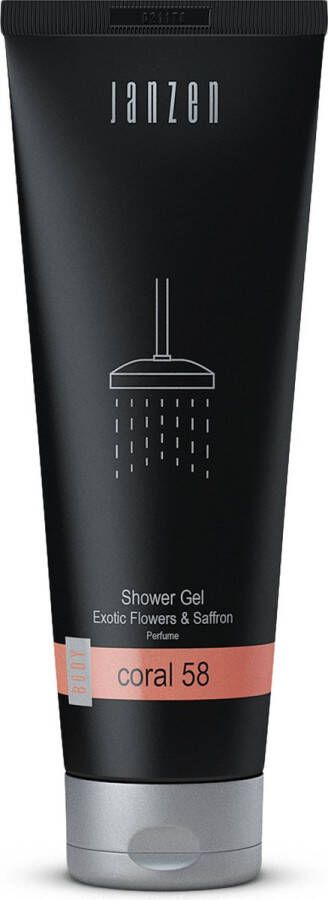 Janzen Shower Gel Coral 58 Douchegel Kruidig en Krachtig 250 ml