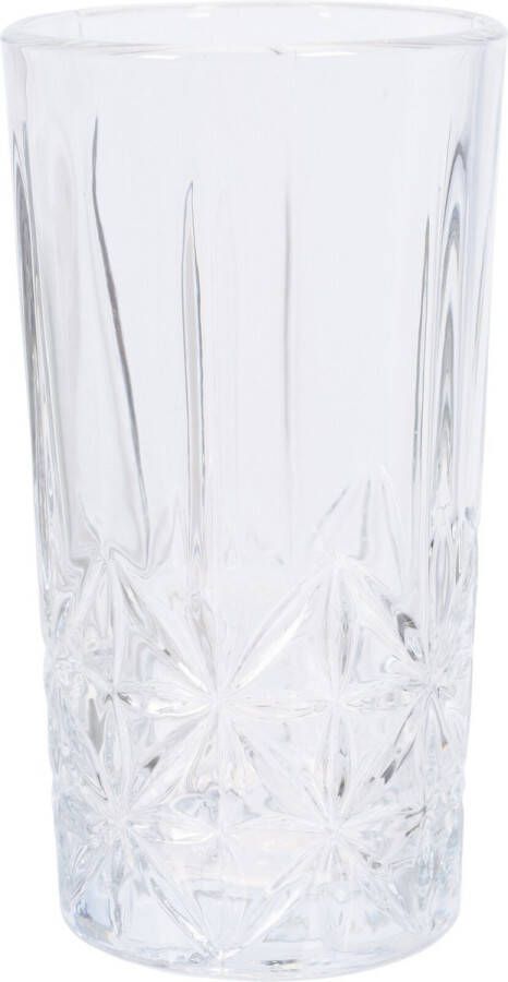 JAP Kristallen Longdrinkglazen set van 4 260ml Drinkglas transparant