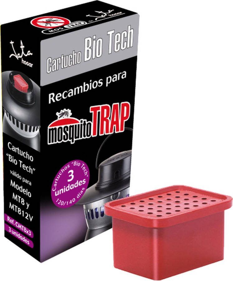 Mostrap Jata Hogar Jata CMT8X3 Cartridges navulling voor MT8E Mostrap Muggenval 3 stuks rood