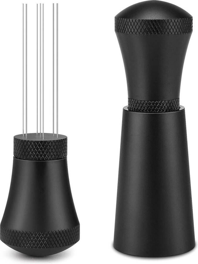 JavaBlend Verbeterde WDT Tool Espresso naald met 7 fijne naalden koffie tamper espresso naald koffie accessoires espresso koffiemixer espresso koffiemixer voor barista