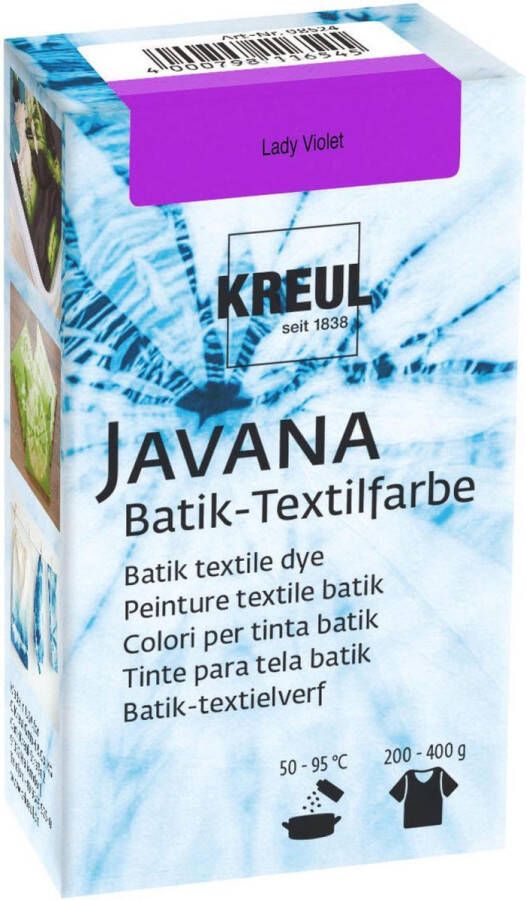 Javana Violet Batik Textile Dye 70ml tie dye verf