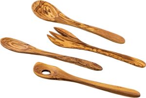 Jay Hill Spatelset (Pollepel Risotto Lepel & Slabestek) Tunea Olijfhout