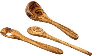 Jay Hill Spatelset (sauslepel pollepel & risotto lepel) Tunea Olijfhout
