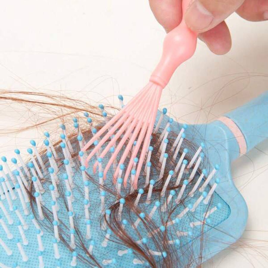Jaynoi Brush Cleaner (Roze) Borstel Haar Verwijderaar Haarborstel reinigen Schoonmaken haarborstel Ontpluizer Borstel Schoonmaak Anti Klit Haar Verwijderen