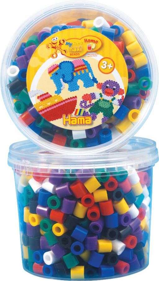 JBM Hama Strijkkralen Maxi Beads in Tub