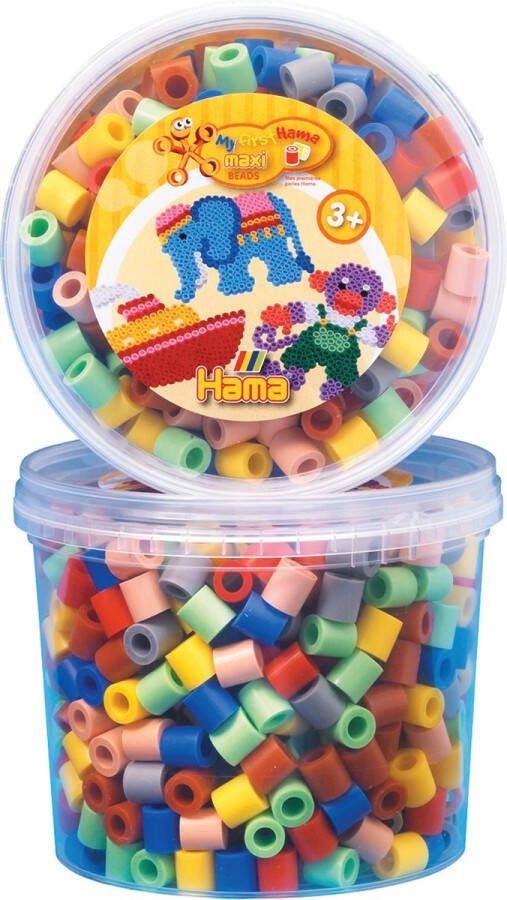 JBM Hama Strijkkralen Maxi in Bak Meerkleurig 600 stuk(s)