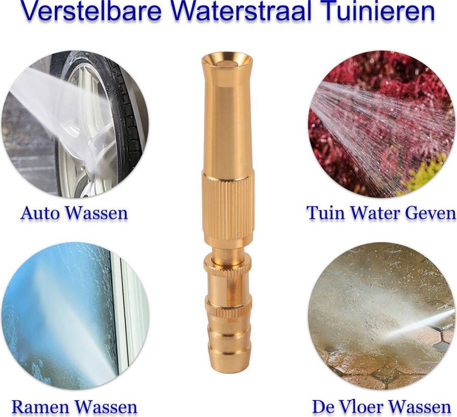 JBT Global Waterdief Slangkoppelingen Tuinslang Koppelingen Kraanstuk Tuinslang Sproeikop Met 3 Functies Universeel Tuinsproeier Koppeling Spuitpistool | Water Garden Spray Nozzle With 3 Functions Universal Garden Sprinkler Coupling Spray Gun