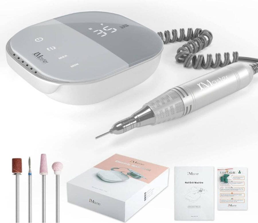 JCMASTER Nagelfrees 35000 RPM Nagelfrees Professioneel Elektrische Nagelvijl Pedicureset Electrisch Elektrische Nagelfrees Elektrische Nagelfrees Machine Nagelfrees Kunstnagels