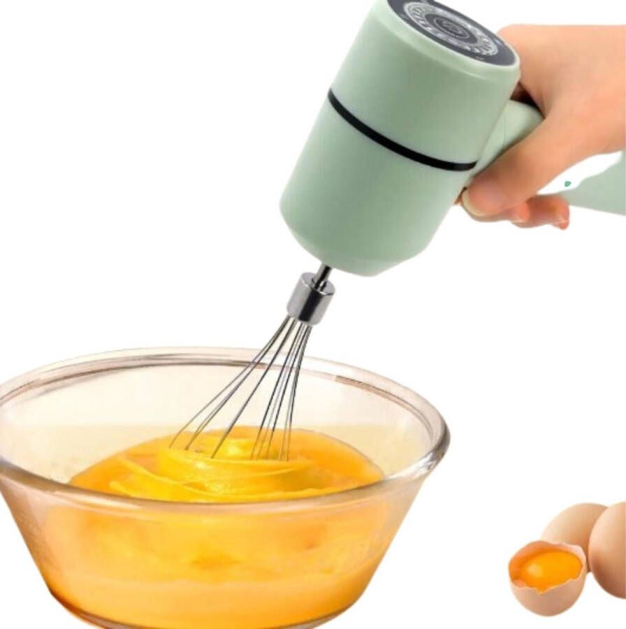 JEBA Draadloze handmixer Mixer Blender Mixers Hand Mixer Ei Klopper Melkklopper Taart Mini garde grote garde 3 snelheden