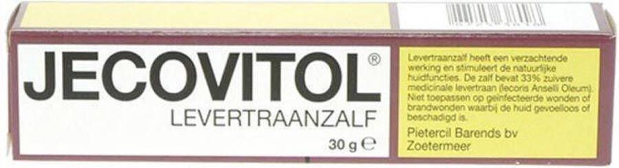 Jecovitol Levertraanzalf 30 gr Bodycrème