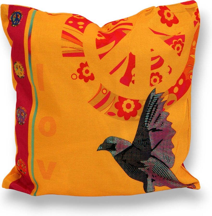 Jeemsie Buitenkussens 45 x 45 cm Geschikt voor Binnen en Buiten Waterbestendig Buitenkussens Waterbestendig Sierkussen Weerbestendig Water- en Vuilafstotend Sierkussens 45x45 Design by Tonny Baars