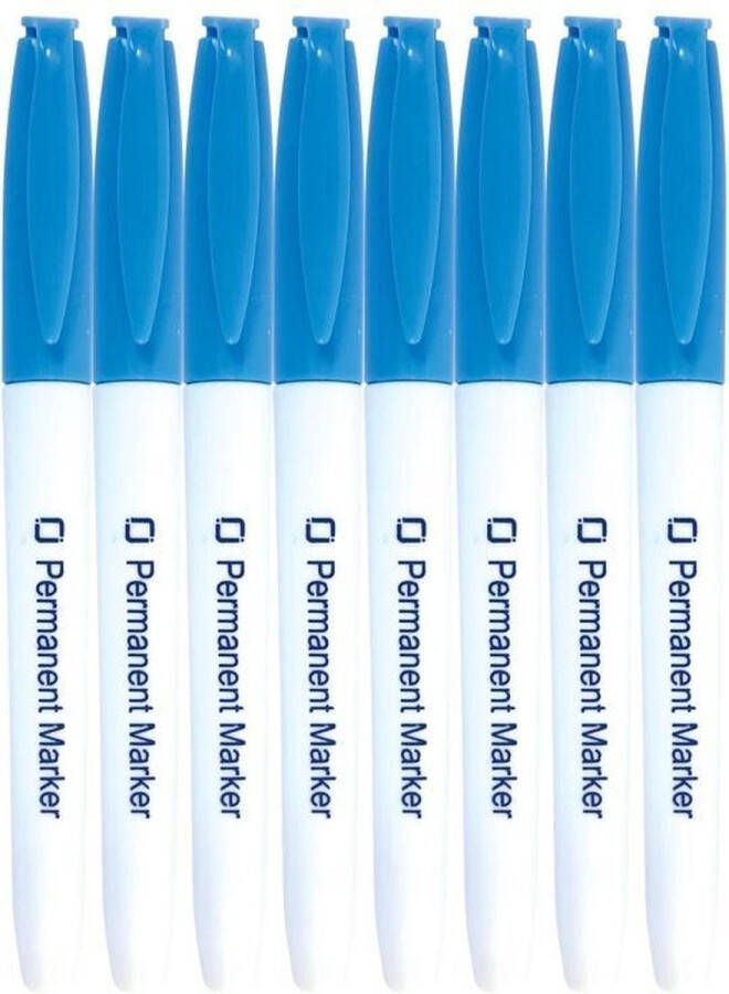 JEJE Direct 8.9026 Permanent Markers Blue 8x
