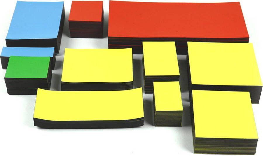 JekaShop Magnetische Etiketten Geel 6 cm x 50 mm 100 stuks
