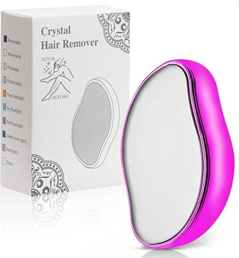 Jeko Crystal Hair Removal Ontharing Kristalpad Epilator Pad Bleame Tiktok Scrubi Pijnloze lichaamshaarverwijdering