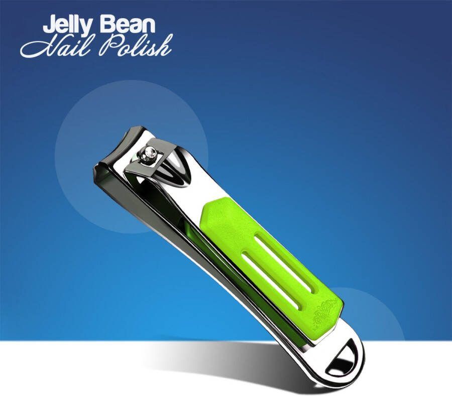 Jelly Bean Nail Polish nagelknipper met grip Groen groot model senioren nageltang nagelschaar voor vingernagels en teennagels