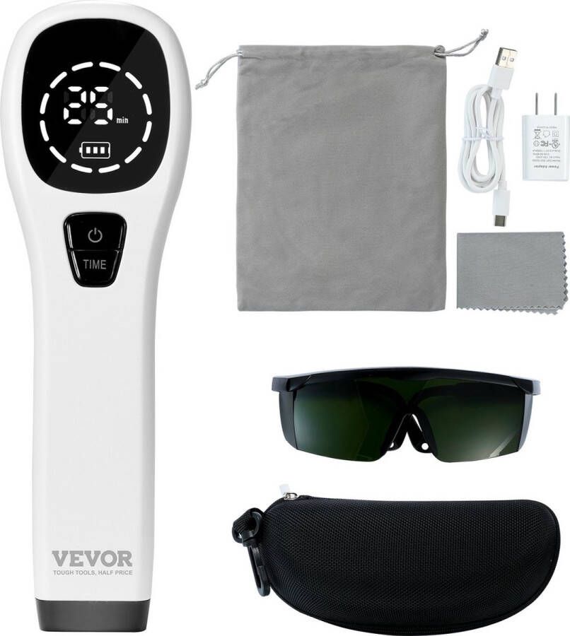 Jemaison Rood lichttherapie lamp Skincare en Skin care Infrarood Type C oplaadkabel 2600 mAh