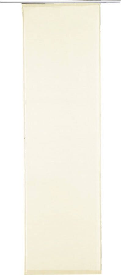 JEMIDI transparant paneelgordijn inclusief bevestigingsmateriaal 60 x 245 cm 1 stuk Crème