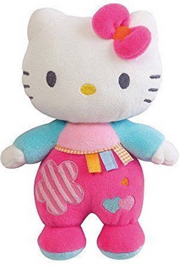 Jemini Hello Kitty Knuffel Rammelaar Meisjes Roze 21cm