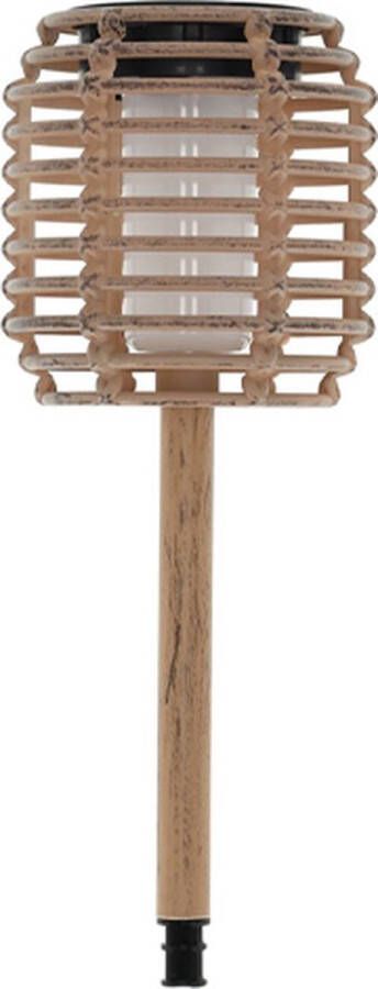 JENS Living Solar Tuinfakkel Ø10 5 x 36 5 cm Taupe