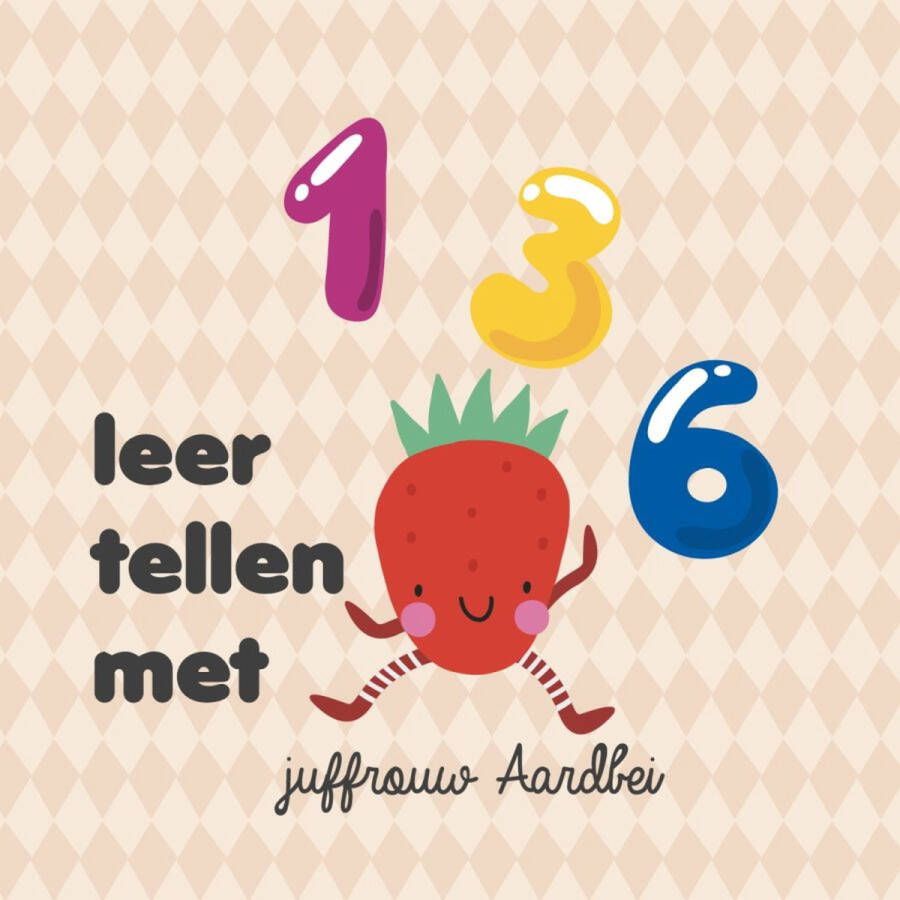 JeP kids Jep-Kids Leer Tellen met Juffrouw Aardbei Babyboekjes
