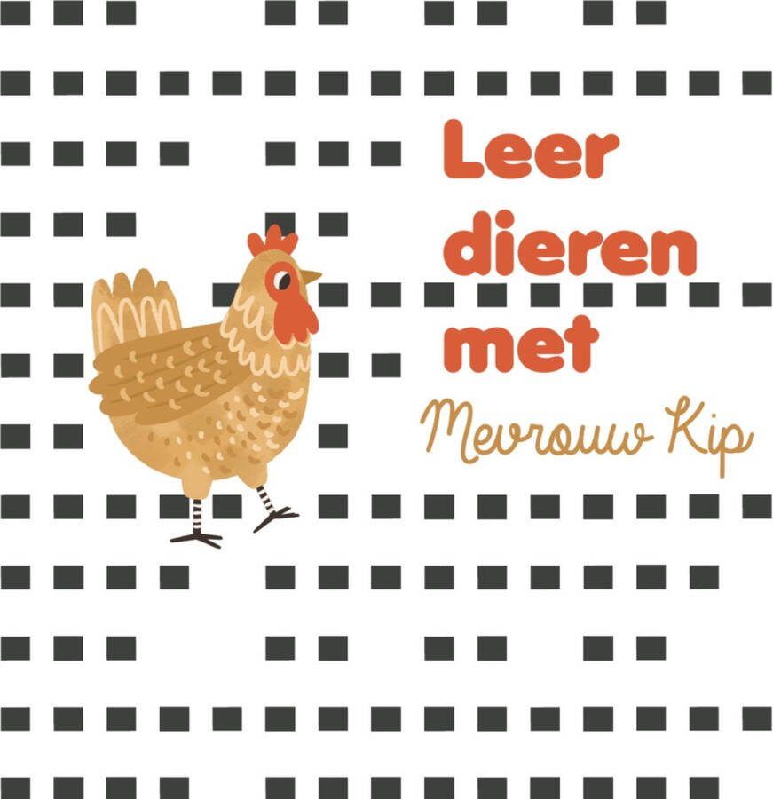 JeP kids Jep-Kids Leer Dieren met Mevrouw Kip Babyboekjes