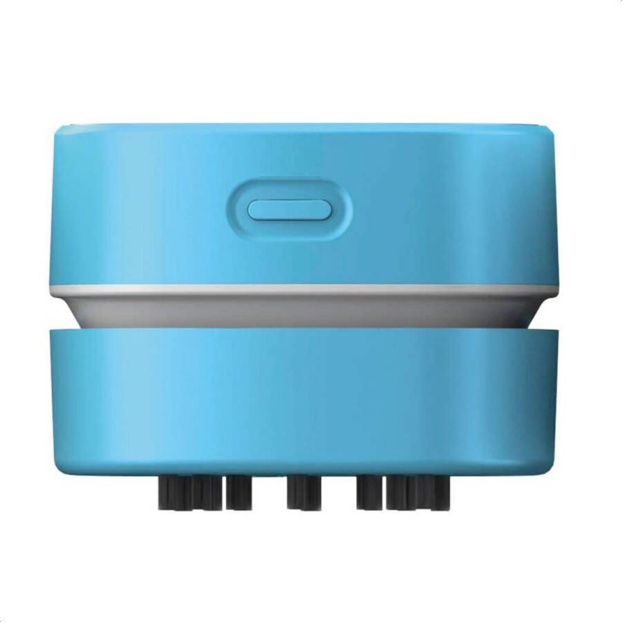 Jespro Bureau stofzuiger Mini stofzuiBureau stofzuiger Mini Auto Kleine Kruimelzuiger Kruimeldief best verkocht Blauw USB oplaadbaar Incl oplader en stoffer
