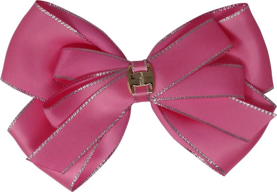 Jessidress Haarclips Meisjes Feestelijke Haar Clip 12 cm Haarstrik Fushia