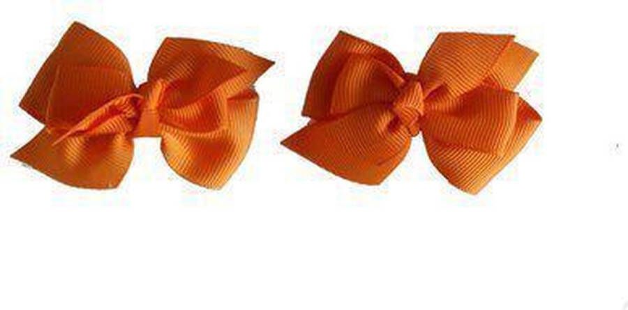 Jessidress Haarclips met Kleine strikjes Oranje