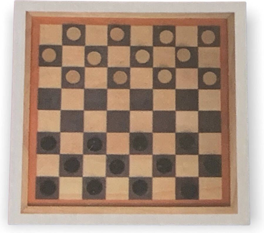 Jeux de societe BORDSPEL- strategiespellen 3in1-schaken dammen da-da spellen