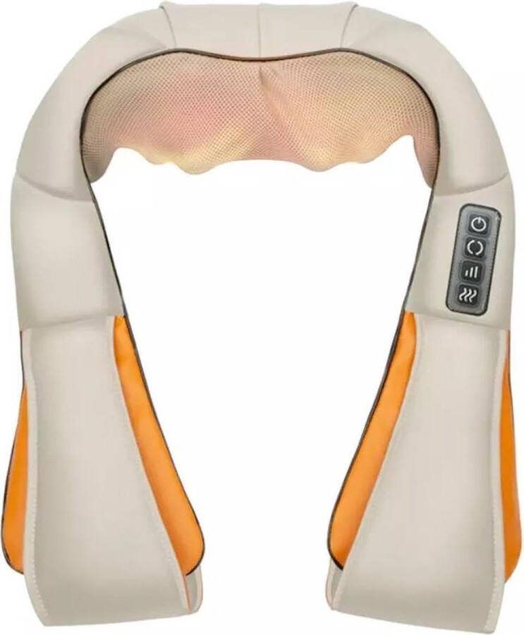 Jinkairui Shiatsu massagekussen apparaat rug en nek massage