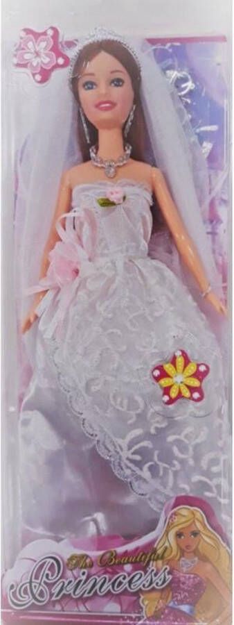 JINS Barbie trouwen- the beautifal princess (Bruin haar)