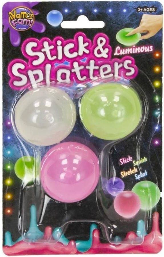 JINS Magic fidget Sticky Balls glow in the dark Fidget Toys Sticky Balls